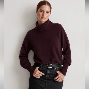 Madewell (Re)sponsible Cashmere Turtleneck Sweater